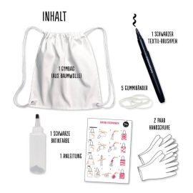 Mein Batik+Handlettering Starter-Set - Gymbag (100% s.g.)