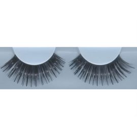 Wimpern, schwarz (inkl. Wimpernkleber)
