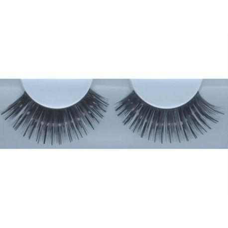 Wimpern, schwarz (inkl. Wimpernkleber)