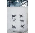 Spinngewebe 100 g weiss mit 6 Spinnen