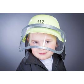 orig. deutscher Feuerwehrhelm mit Klappvisier