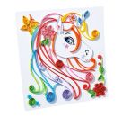 Ravensburger 18236 BeCreative Paper Art Blumen & Einhörner, DIY für Kinder ab 8 Jahren