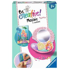 Ravensburger 18348 BeCreative Mosaik Meerjungfrau , DIY für Kinder ab 7 Jahren