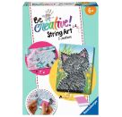 Ravensburger 18246 BeCreative String Art Katzen – Kreative Fadenbilder mit süßen Kätzchen, für Kinder ab 7 Jahren