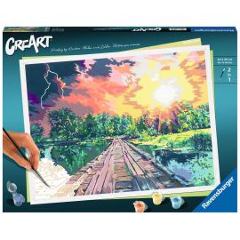 Ravensburger CreArt - Malen nach Zahlen 20279 – Magisches Licht – ab 14 Jahren