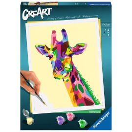 Ravensburger CreArt - Malen nach Zahlen 28993 – Funky Giraffe – ab 12 Jahren