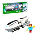 36003 BRIO Turbo-Zug -  Batteriebetriebener Spielzeugzug für Kinder ab 3 Jahren