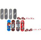 Mattel HGT84 Hot Wheels Skate Fingerboard + Shoe 4-Pack, sortiert