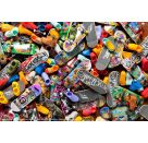 Mattel HGT84 Hot Wheels Skate Fingerboard + Shoe 4-Pack, sortiert