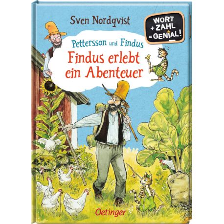 Pettersson und Findus. Findus erlebt ein Abenteuer. Wort + Zahl   genial! Level 2