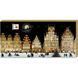 Weihnachtliches Stadtpanorama, Adv.kal.-Schokolade (Behr)