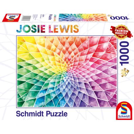 Puzzle 1000  Teile  J.LEWIS, S Teile rahlende Blü Teile e