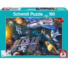 Puzzle  100  Teile  Wel Teile raumspaß