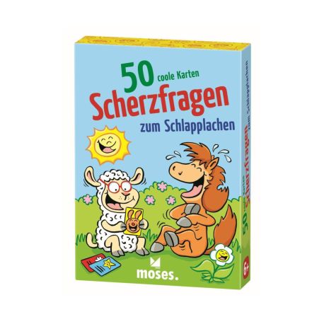 50 coole Karten - Scherzfragen zum Schlapplachen