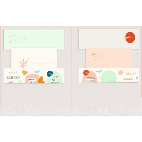 Briefpapier-Set Schnipselpoesie