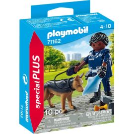 PLAYMOBIL 71162 Polizist mit Spürhund