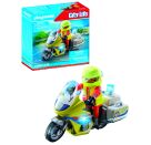 PLAYMOBIL 71205 Notarzt-Motorrad mit Blinklicht
