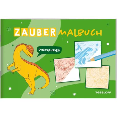 Zaubermalbuch. Dinosaurier