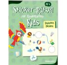 Sticker-Rätsel für Kindergarten-Kids. Logisches Denken