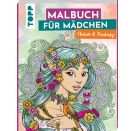 Malbuch für Mädchen Natur & Fantasy