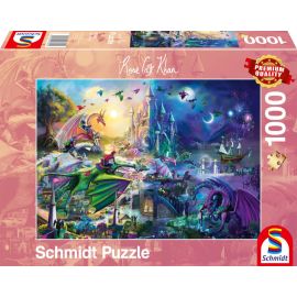 Puzzle 1000 R.KHAN näch Teile l. Drachenwe Teile  Teile s Teile rei Teile