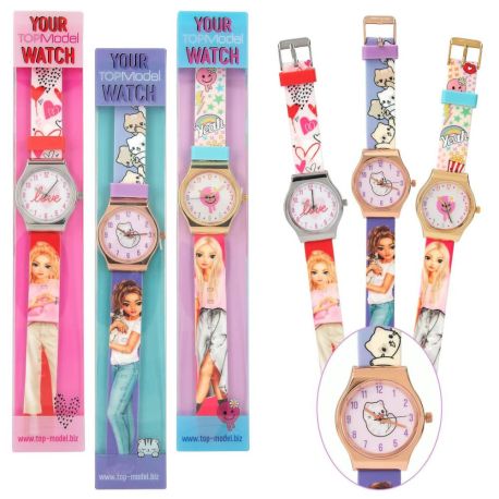 TOPModel Silikon Armbanduhr mit Metallgehäuse