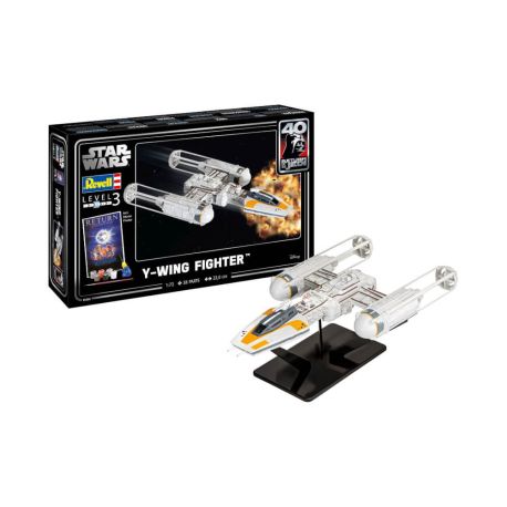 Geschenkset Y-wing Fighter, Revell Modellbausatz mit Basiszubehör