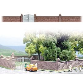 H0- Steinmauer Tor