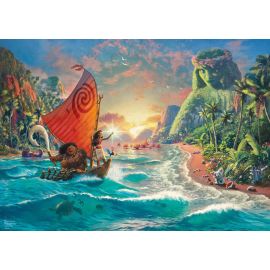 Puzzle 1000  Teile  Kinkade Disney Vaiana Mona