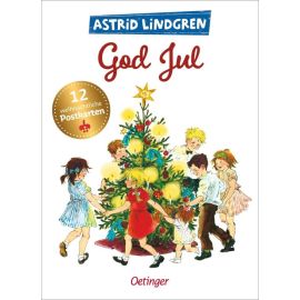Astrid Lindgren. God Jul. 12 wunderschöne Weihnachtskarten zum Verschicken.