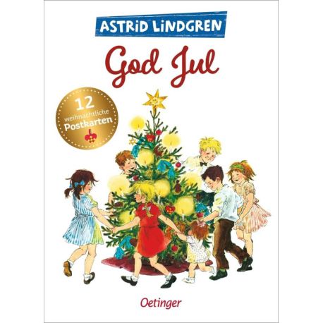 Astrid Lindgren. God Jul. 12 wunderschöne Weihnachtskarten zum Verschicken.