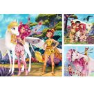 Ravensburger 5701 Puzzle Im Land der Elfen und Einhörner 3 X 49 Teile