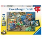 Ravensburger 5719 Puzzle Märchenstunde 2 X 24 Teile