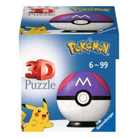 Ravensburger 11564 Puzzle Puzzle-Ball Pokémon Meisterball 3D 72 Teile