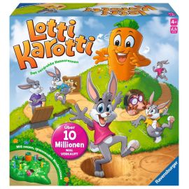 Ravensburger Kinderspiele 22343 - Lotti Karotti - Wettlaufspiel für 2 bis 4 Spieler ab 4 Jahren