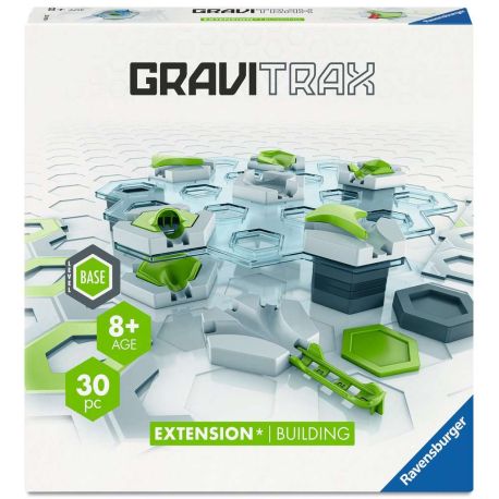Ravensburger GraviTrax Extension Building 22415 - GraviTrax Erweiterung für deine Kugelbahn - Murmelbahn und Konstrukt