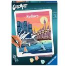 Ravensburger CreArt - Malen nach Zahlen 23526 - Farbenfrohes Sydney - ab 12 Jahren
