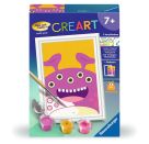 Ravensburger Malen nach Zahlen 23629 - Lila Monster - Kinder ab 7 Jahren