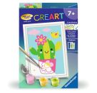 Ravensburger CreArt 23634 - Kleiner Kaktus - Malen nach Zahlen für Kinder ab 7 Jahre