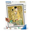 Ravensburger CreArt - Malen nach Zahlen 23648 – ART Collection: Der Kuss (Klimt) – ab 14 Jahren