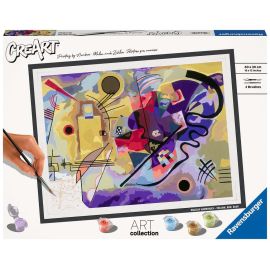 Ravensburger CreArt - Malen nach Zahlen 23650 – ART Collection: Gelb, Rot, Blau (Wassily Kandinsky) – ab 14 Jahren
