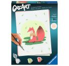 Ravensburger CreArt - Malen nach Zahlen 23654 - Hello Baby: Kleiner Fuchs - ab 12 Jahren