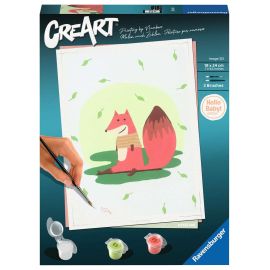 Ravensburger CreArt - Malen nach Zahlen 23654 - Hello Baby: Kleiner Fuchs - ab 12 Jahren