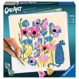 Ravensburger CreArt - Malen nach Zahlen 23667 - Bunte Mohnblumen - ab 12 Jahren