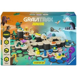 Ravensburger GraviTrax Junior Starter-Set XXL 27059 - Murmelbahn überwiegend aus nachwachsenden Rohstoffen mit Themenw
