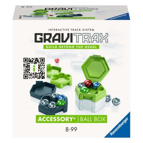Ravensburger GraviTrax Accessory Ball Box 27468 - GraviTrax Zubehör für deine Kugelbahn - Murmelbahn und Konstruktions
