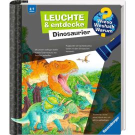 Wieso? Weshalb? Warum? Leuchte und entdecke: Dinosaurier (Taschenlampen-Buch mit Folien und Klappen)