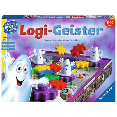 Ravensburger 25042 - Logi-Geister - Spielen und Lernen für Kinder, Lernspiel für Kinder von 5-10 Jahren, Spielend Neue