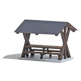 H0-Überdachter Rastplatz