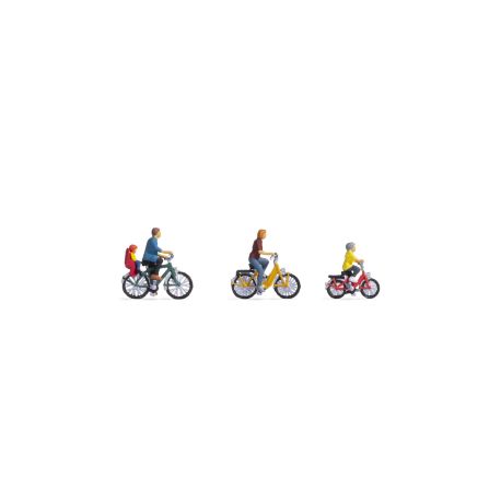 NOCH - H0 Familie beim Fahrradausflug